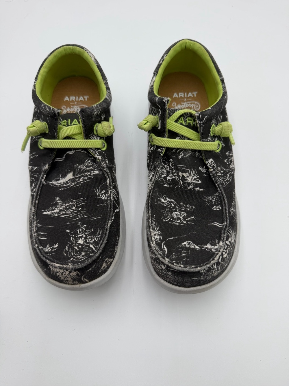 Ariat x Western Aloha Men’s 9.5D Black Print Casual Shoes 10044510